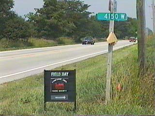 Route 102 Field Day entrance