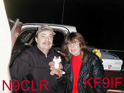 N9LCR and KF9IF wer the fox(es) on 11-19-99