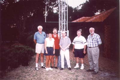 Meeting at Steve Ireland VK6VZ QTH before departure to VK9XX