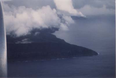 Another view of Christmas Island from the plane