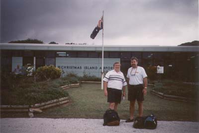 Christmas Island airport after another 8 hrs in the air