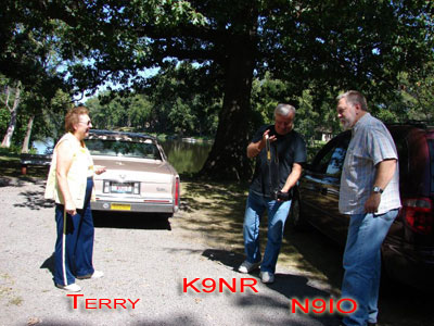 Terry, Don K9NR and Clay N9IO