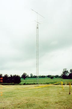 Completed VHF tower for 6 and 2 meters