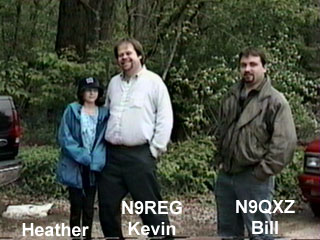N9REG, Heather and N9QXZ were #2 Foxhunters