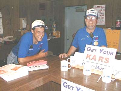K9IOC and KE9MG at KARSFEST 2000