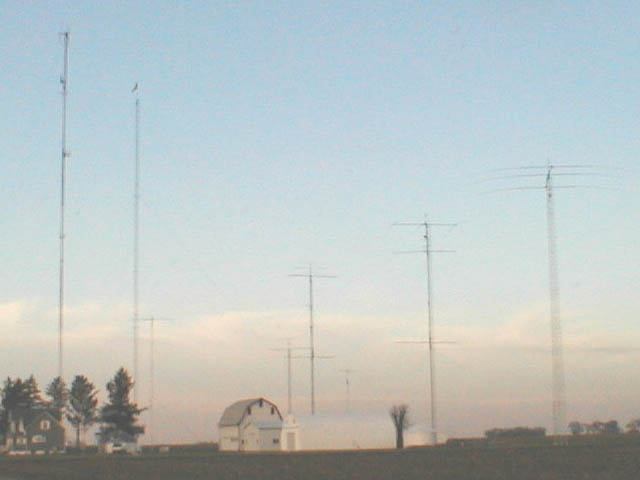 The WB9Z antenna farm